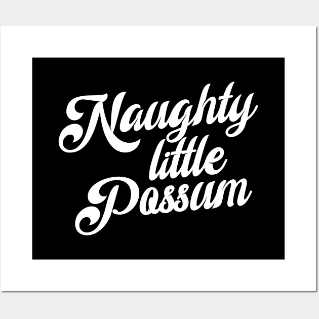 Naughty Little Possum Wall Art by EbukaAmadiObi19